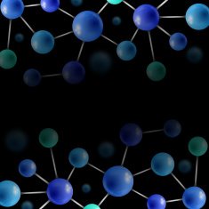 Abstract molecular background N3