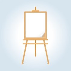 Wooden easel