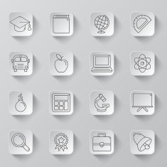 Education icons N210