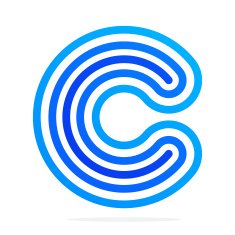 C letter line logo N8