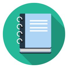 Vector notebook icon N4
