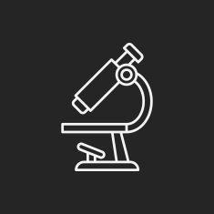 Microscope line icon N20