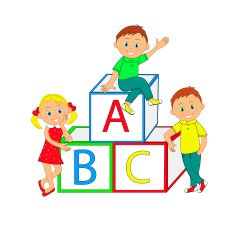 children boys girl and cubes N2