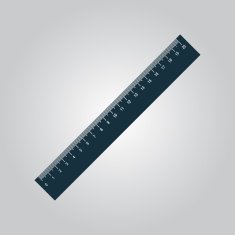 Straightedge vector icon N3