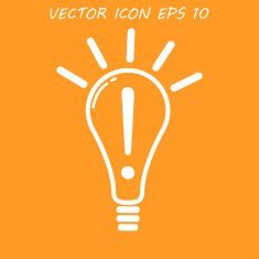 Creative Idea in Bulb Shape as Inspiration Concept Icon N9
