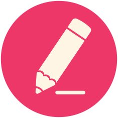 Pencil draws line icon