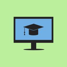 E-learning symbol