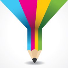 Creative info-graphic of pencil