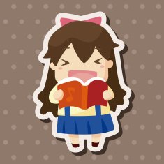 student cartoon theme elements N309