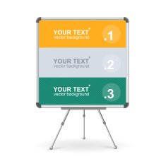 Vector colorful board Option banner N2