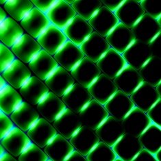 Square Shapes Under Green Light Beautiful Science Background Abstract Illustration
