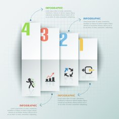 Modern infographic option banner N38