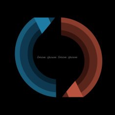 Creative design in shape pencil - variation 1