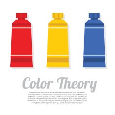 Set of Primary Color Tubes