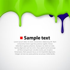 Colorful paint dripping background