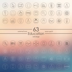 Set of education icons N197