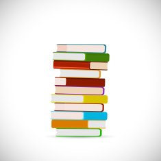 Stack of Books Illustration