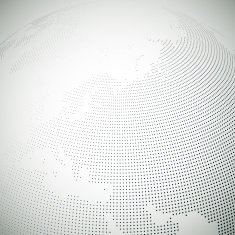 Dotted world globe light design vector illustration N15
