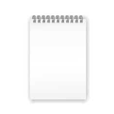 blank spiral notebook N7