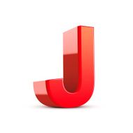 3d red letter J N5