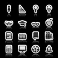 Education icons N217