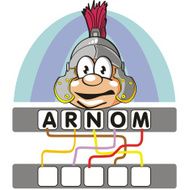 Word game with the roman soldier
