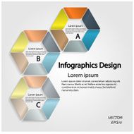 Minimal style infographic template