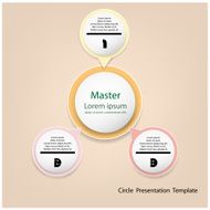 Circle infographic template N2