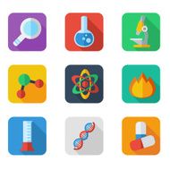 flat icon science