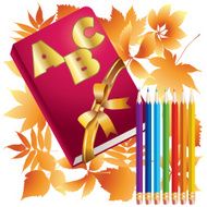 Pencils and textbooks