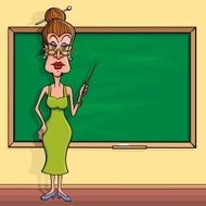 women teacher in the classroom