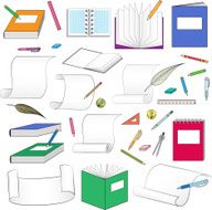 large set of stationery