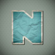 Paper alphabet N24