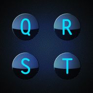 Transparent alphabet N5