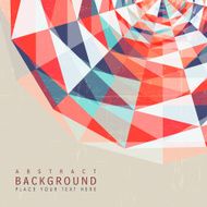 abstract colorful geometric background design for poster