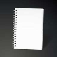 blank spiral notebook N8