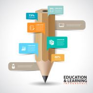Vector Creative pencil with speech bubble