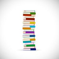 Stack of Books Illustration N2