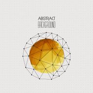 Vector abstract geometric background with triangle N5