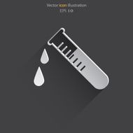 Vector test tubes web icon N9