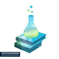 Polygon test-tube illustration N2