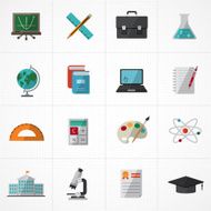 Education Icons Set N61