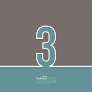 The number abstract background N4