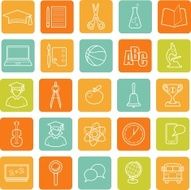 Flat Education Icons N6