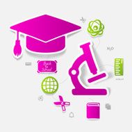 Education sticker infographic N298