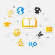 Education sticker infographic N301