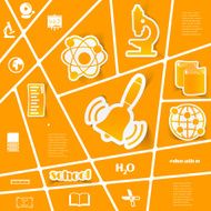 Education sticker infographic N305
