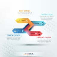 Modern infographics options banner N194