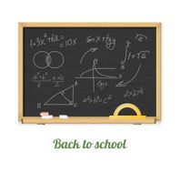 Vector black chalkboard