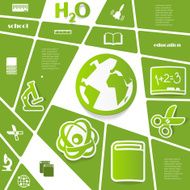 Education sticker infographic N307